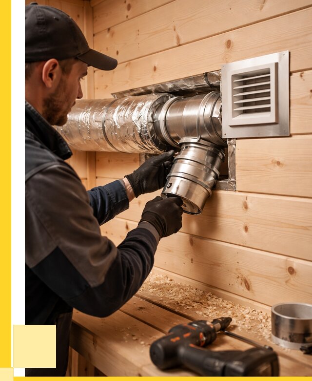 Монтаж вентиляции бани в Златоусте от 12372 р. | ЭриданЗлт