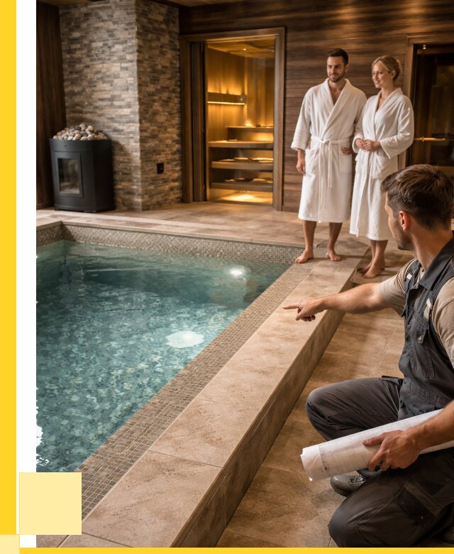 Проект бани с бассейном под ключ в Златоусте от 67015 р. | ЭриданЗлт