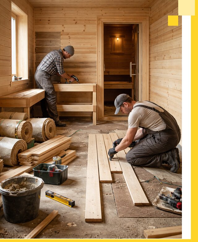 Индивидуальный проект бани с комнатой отдыха под ключ в Златоусте