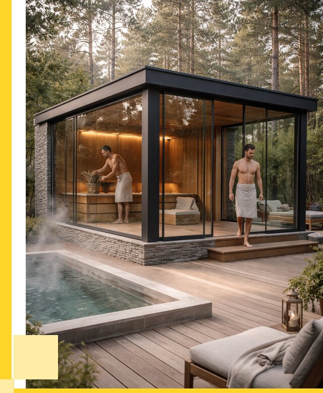 Стеклянные бани и двери в Златоусте от 463950 р. | ЭриданЗлт