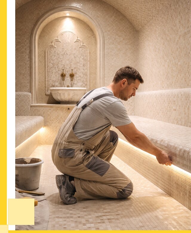 Отделка хамамов под ключ в Златоусте от 5671 р. | ЭриданЗлт