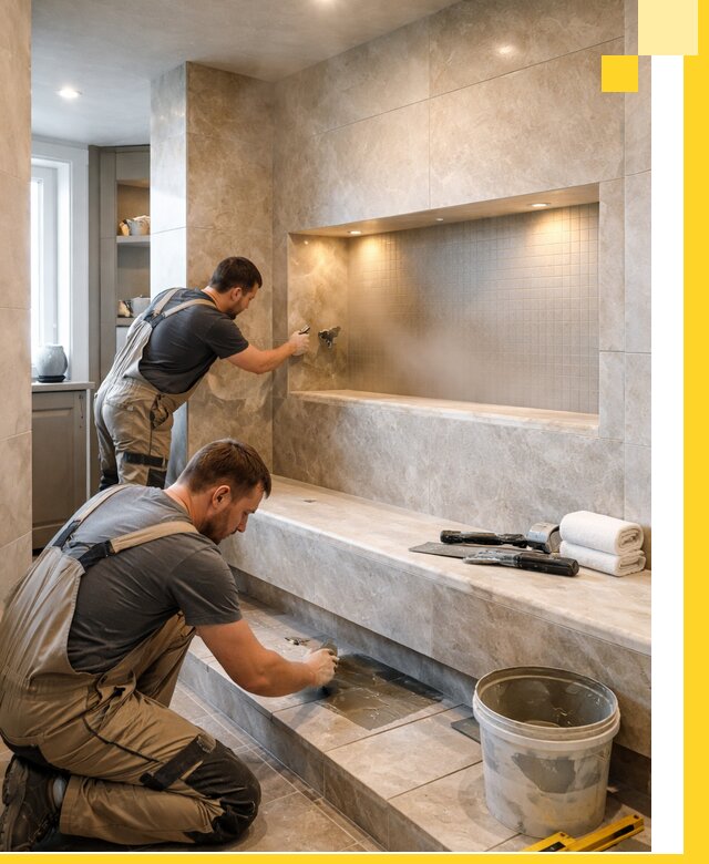 Профессиональное строительство хамама в квартире в Златоусте