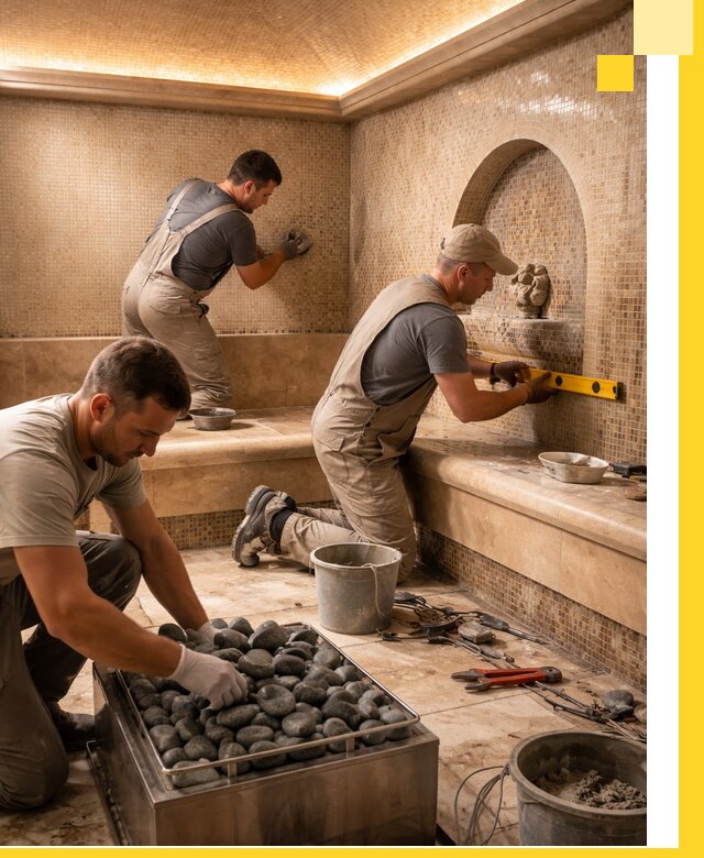 Проектирование и строительство хамама и сауны в Златоусте