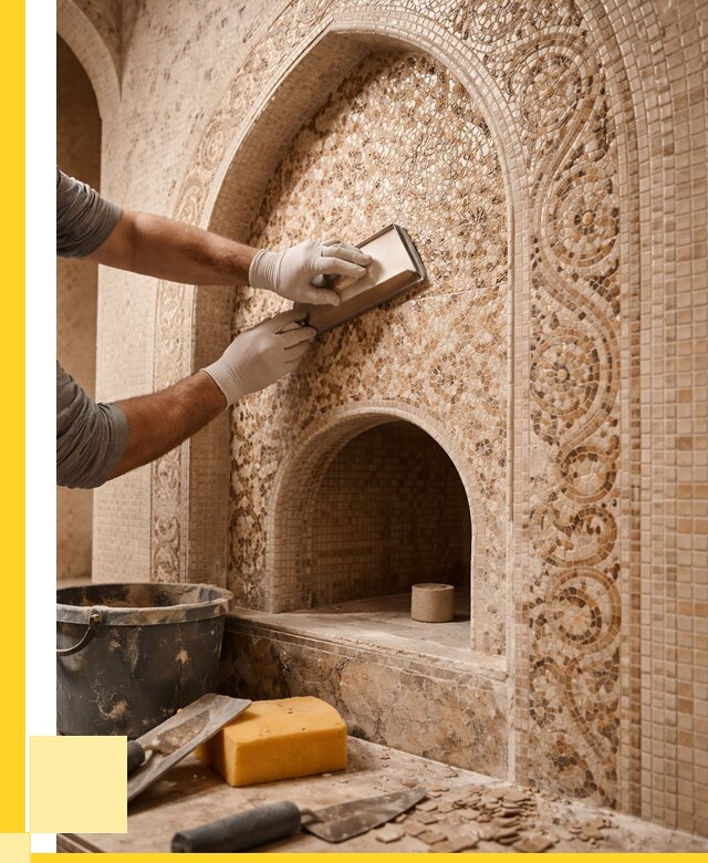 Мозаика для хамама в Златоусте под ключ от 5155 р. | ЭриданЗлт